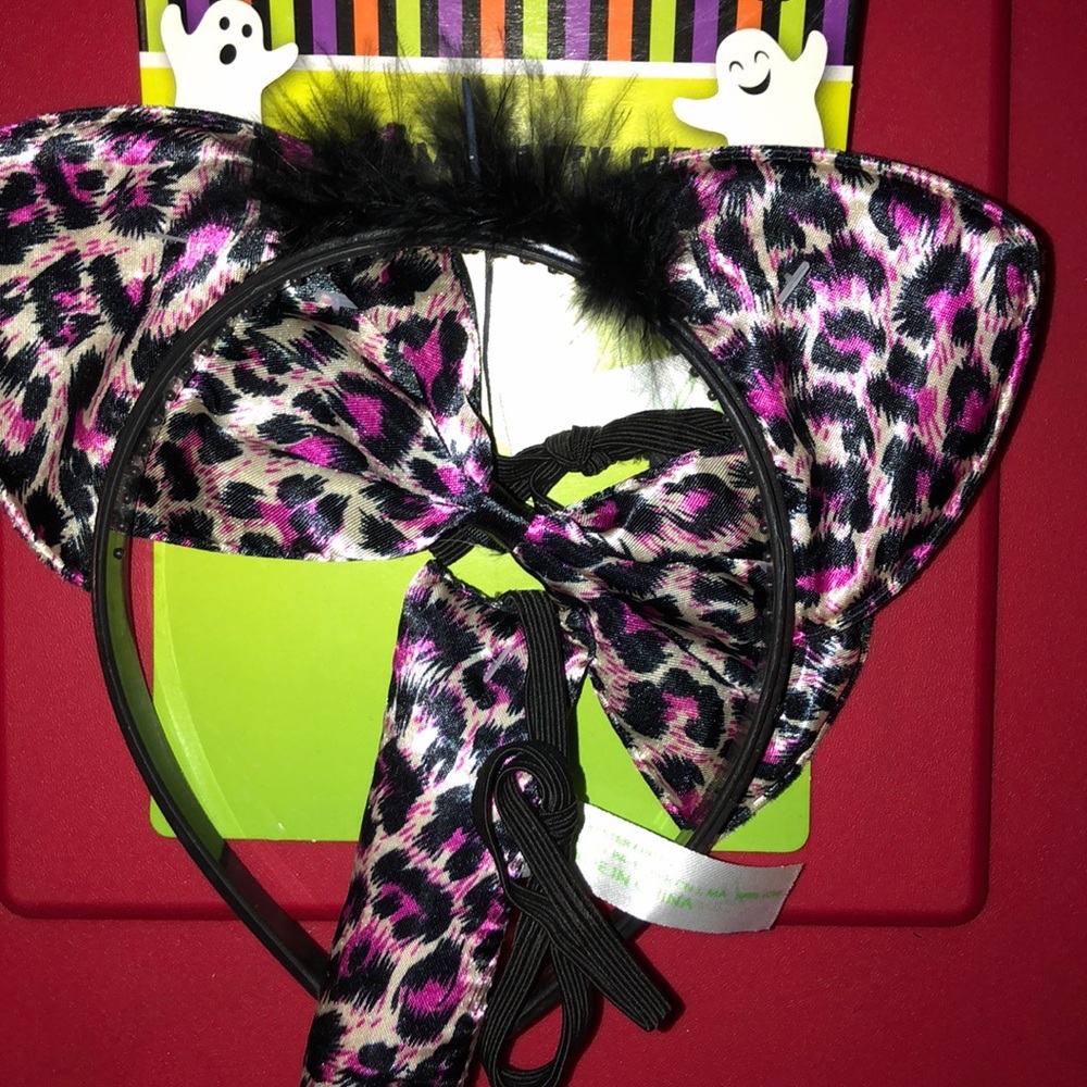 Leopard Ears Headband and Tail